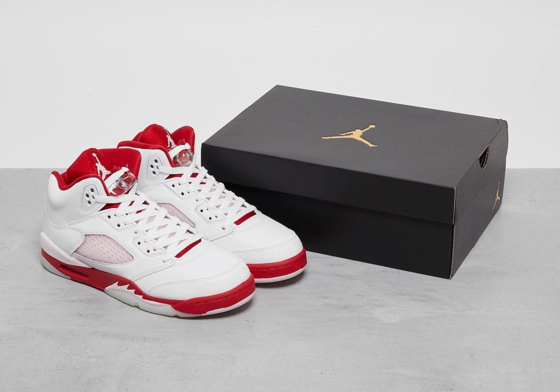 Air Jordan 5 Retro White Pink Red by Air Jordan