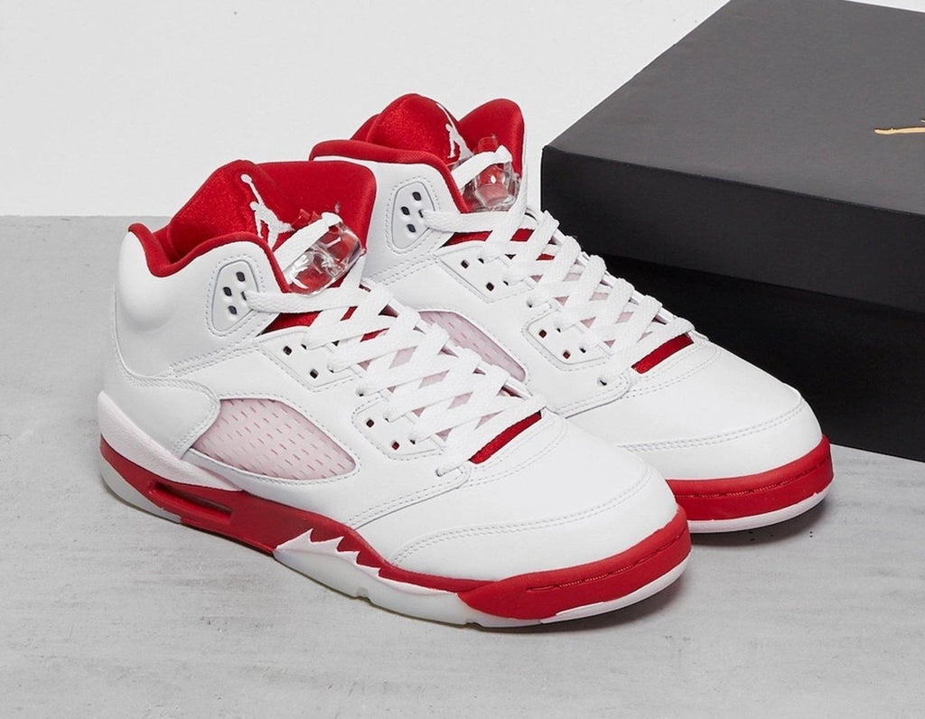 Air Jordan 5 Retro White Pink Red by Air Jordan