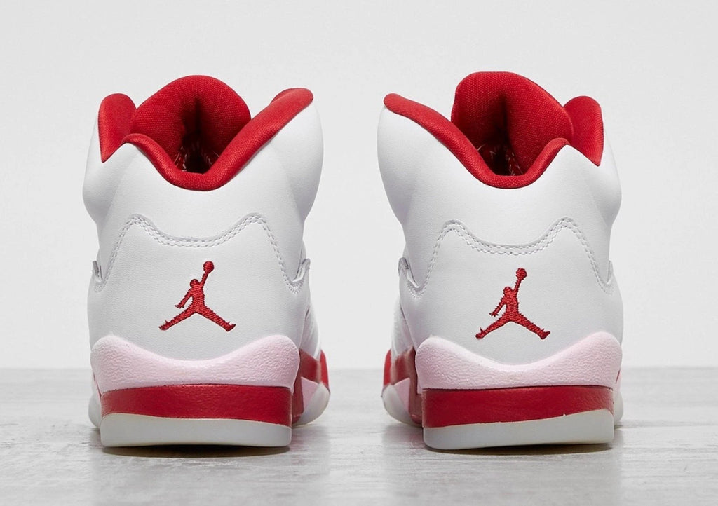 Air Jordan 5 Retro White Pink Red by Air Jordan