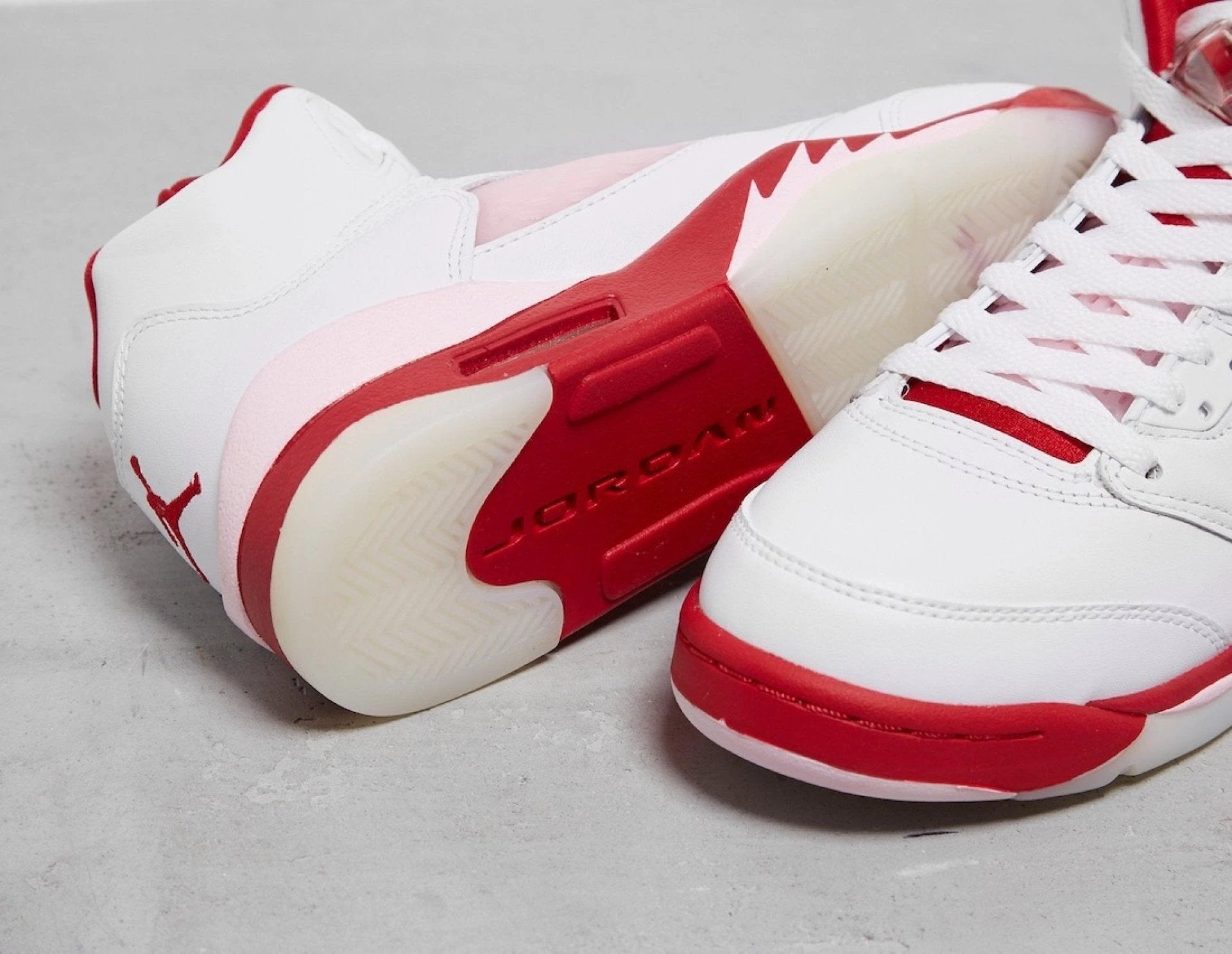 Air Jordan 5 Retro White Pink Red by Air Jordan