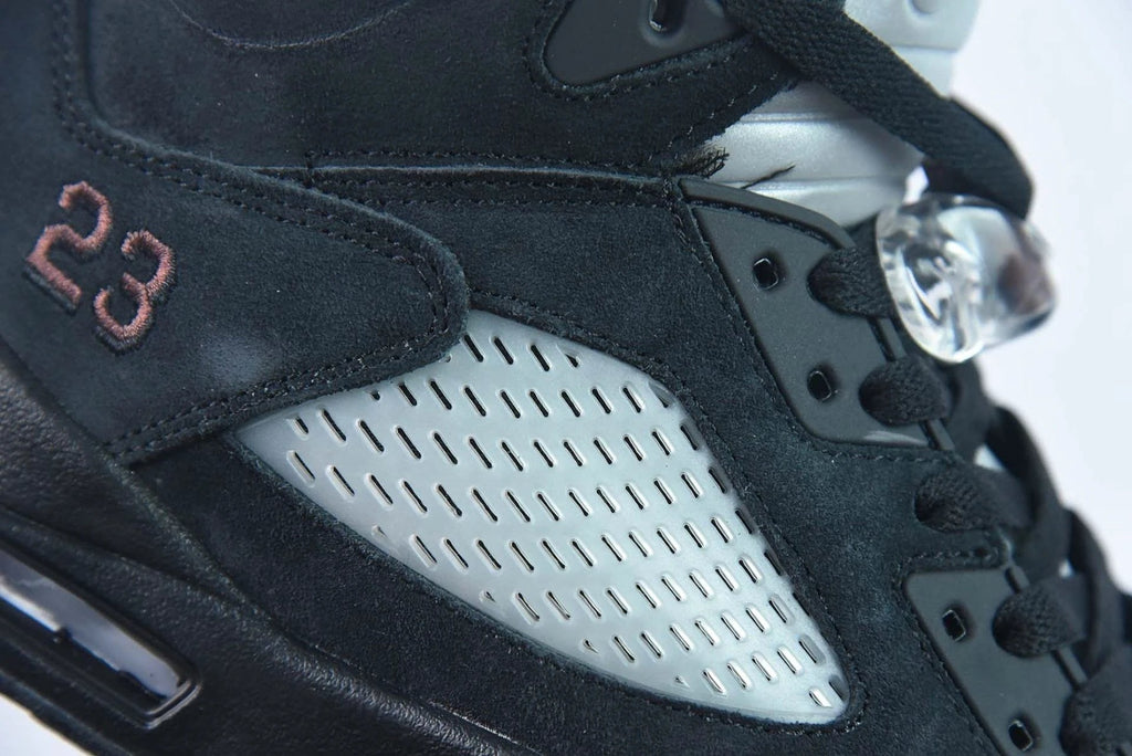 A Ma Maniére X Air Jordan 5 Black Burgundy Crush Pale Ivory by Air Jordan