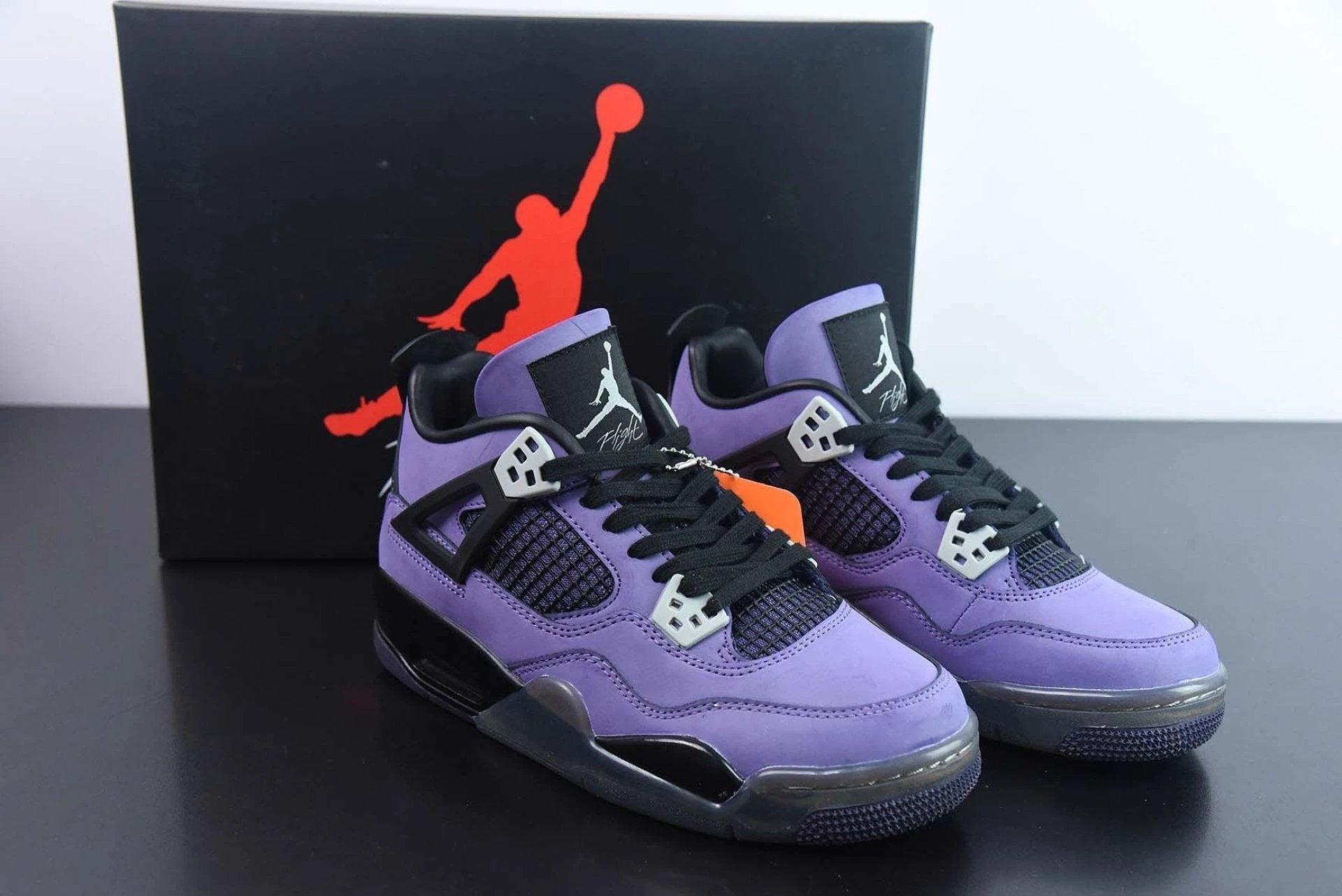 Travis Scott x Air Jordan 4 Retro Purple Suede Black Midsole by Air Jordan