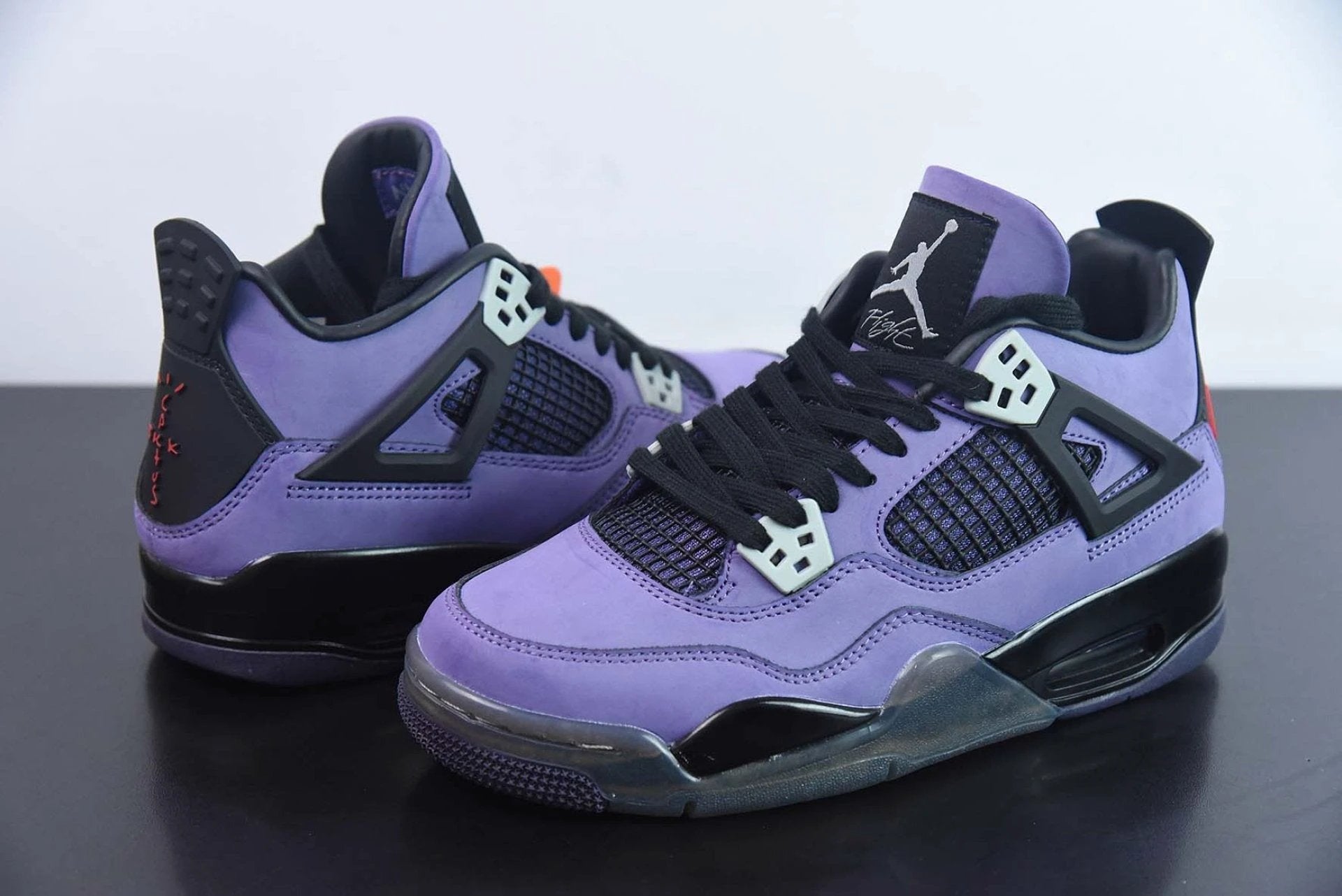 Travis Scott x Air Jordan 4 Retro Purple Suede Black Midsole by Air Jordan