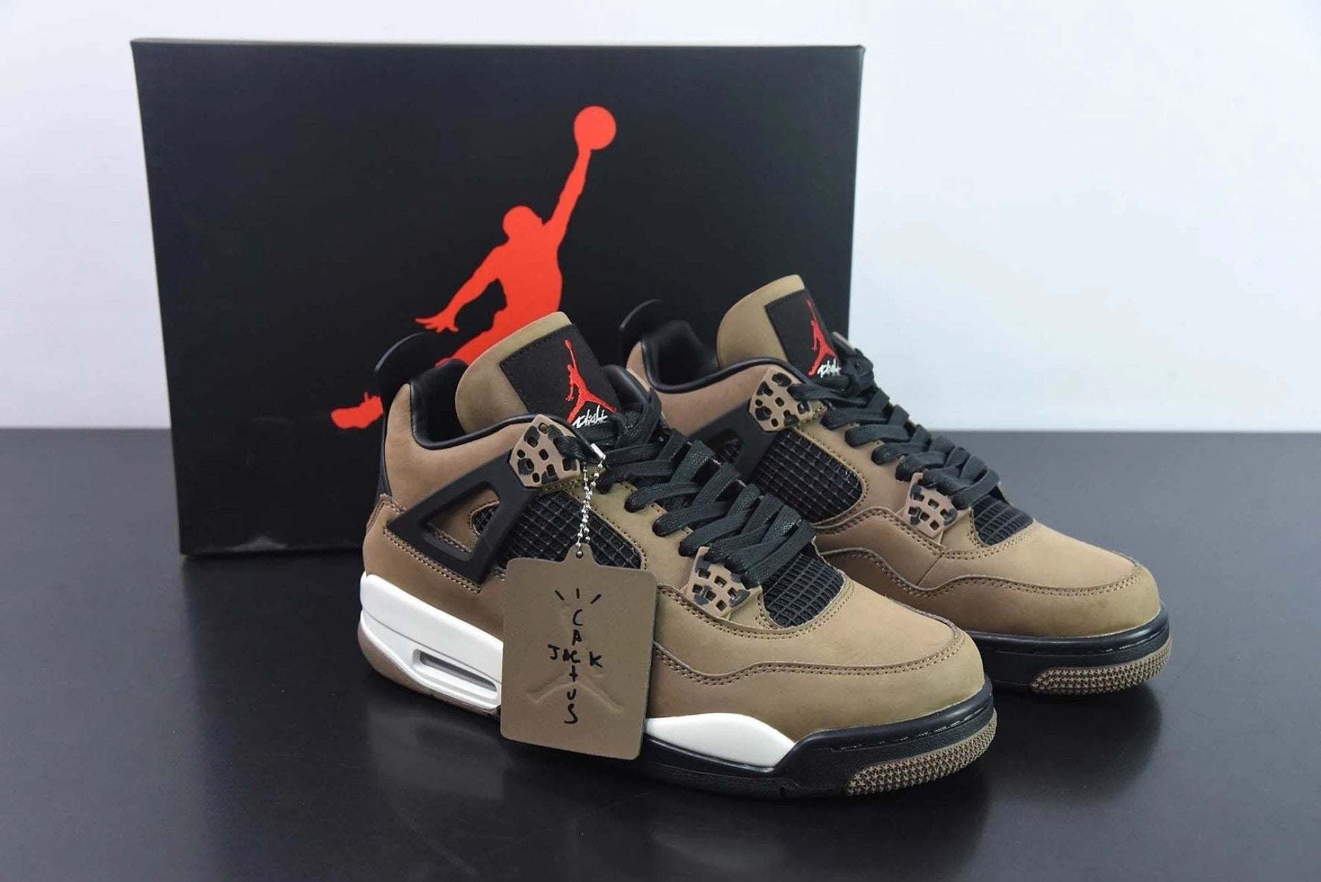 Air Jordan 4 Retro Travis Scott Olive by Air Jordan