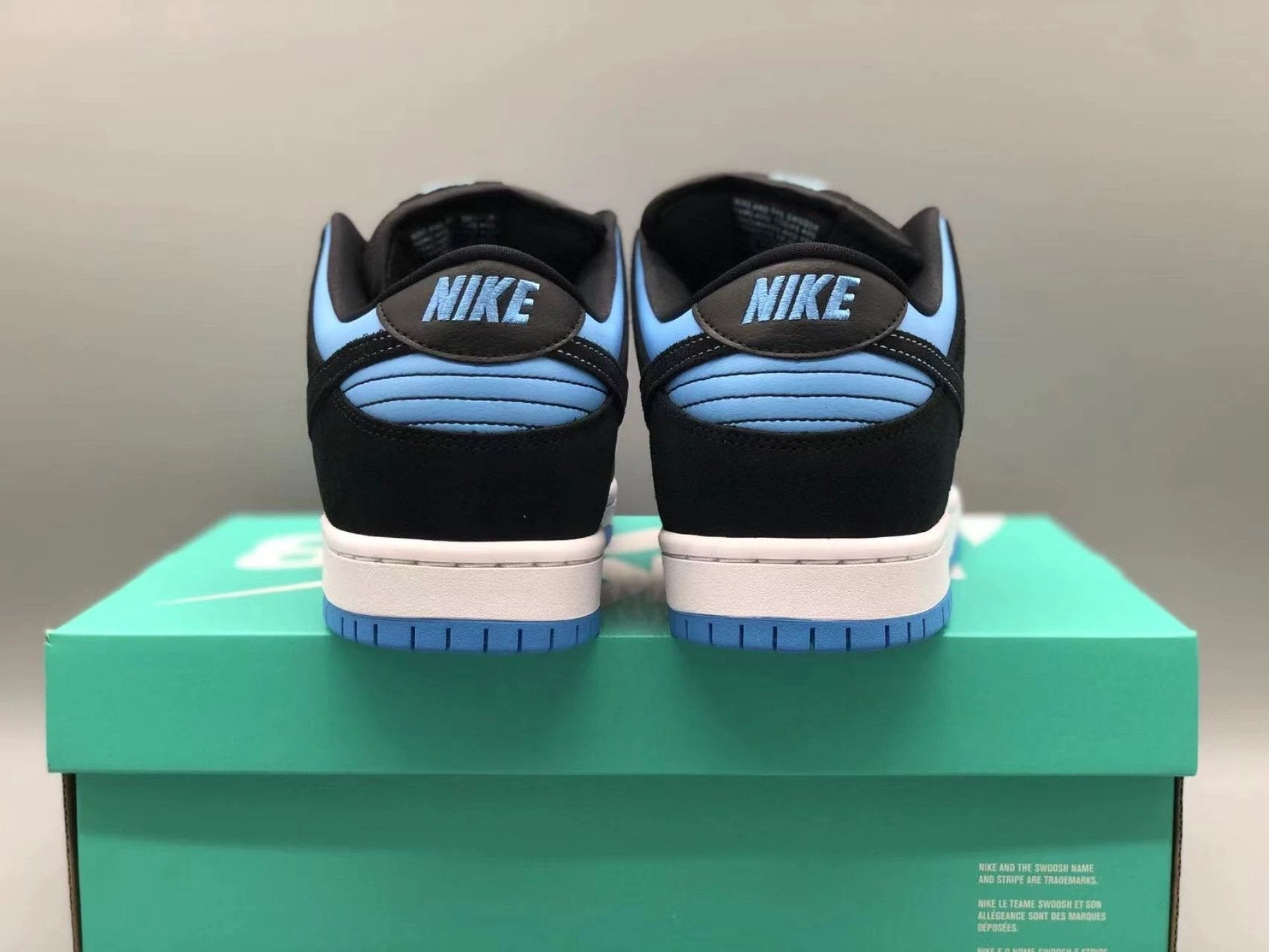 SB Dunk Low Black University Blue by Air Jordan