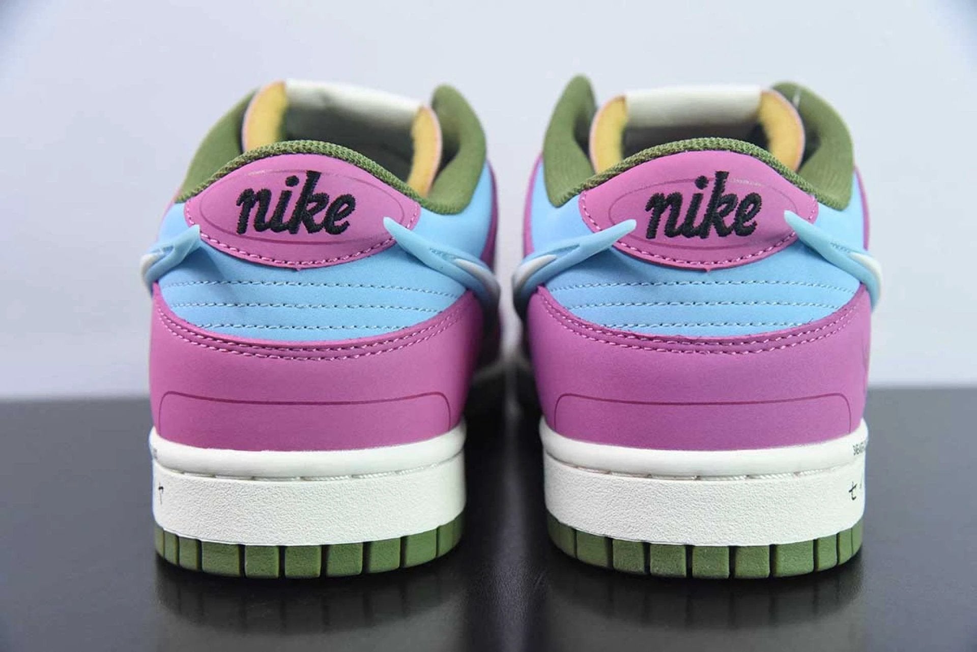 Saint Seiya x Nike Dunk Low Custom Purple Pink White by Air Jordan