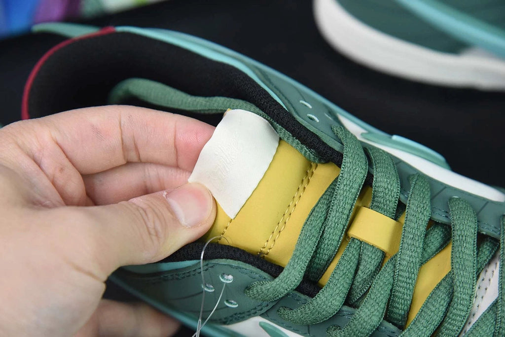 Saint Seiya x Nike Dunk Low Custom White Green by Air Jordan