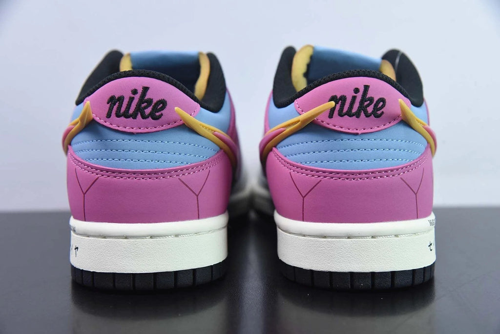 Saint Seiya x Nike Dunk Low Custom Purple Blue White by Air Jordan
