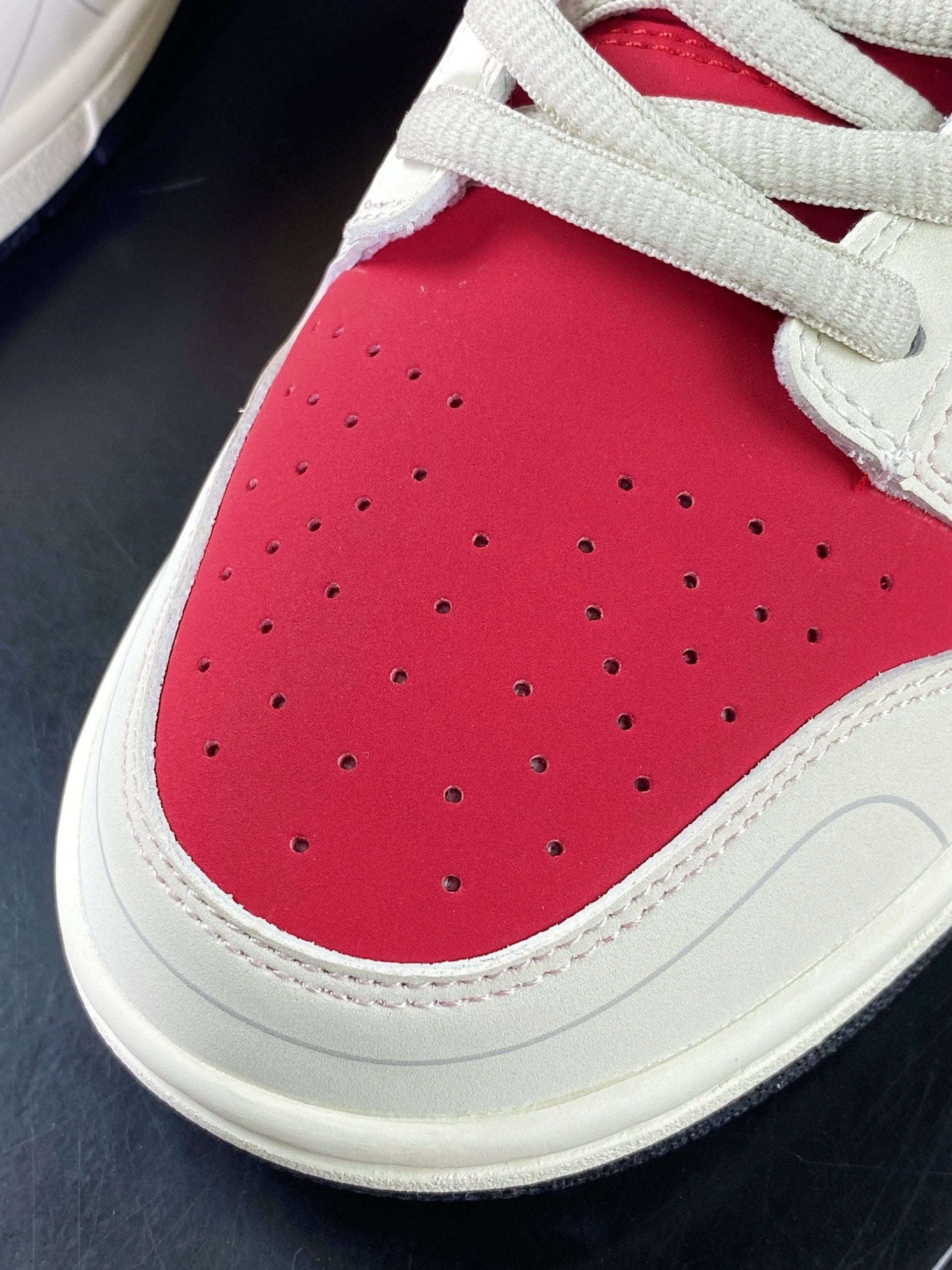 Saint Seiya x Nike Dunk Low Custom White Red Gold by Air Jordan