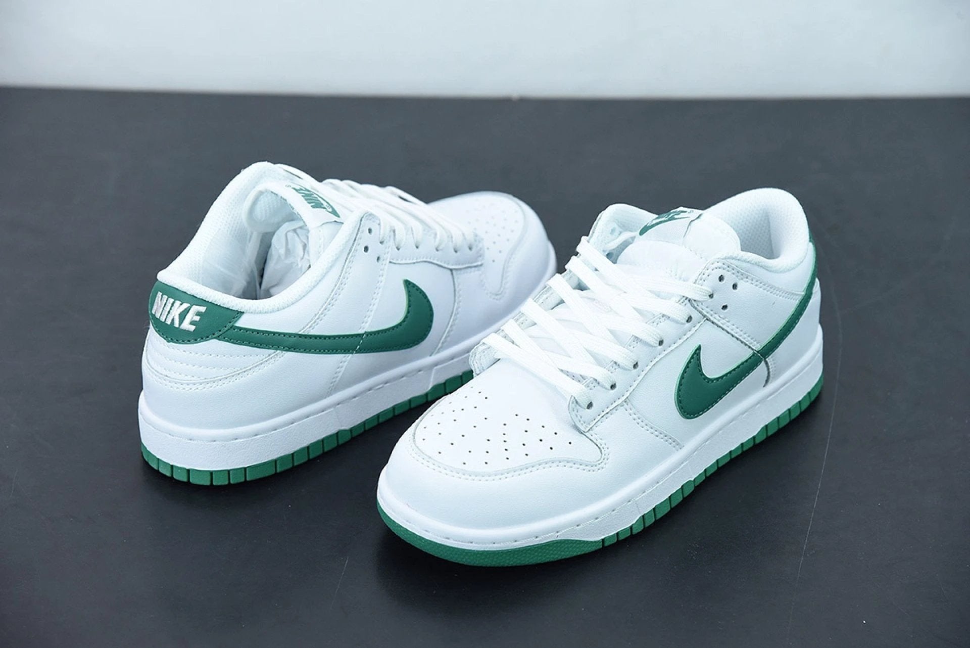 Dunk Low White Green Noise by Air Jordan