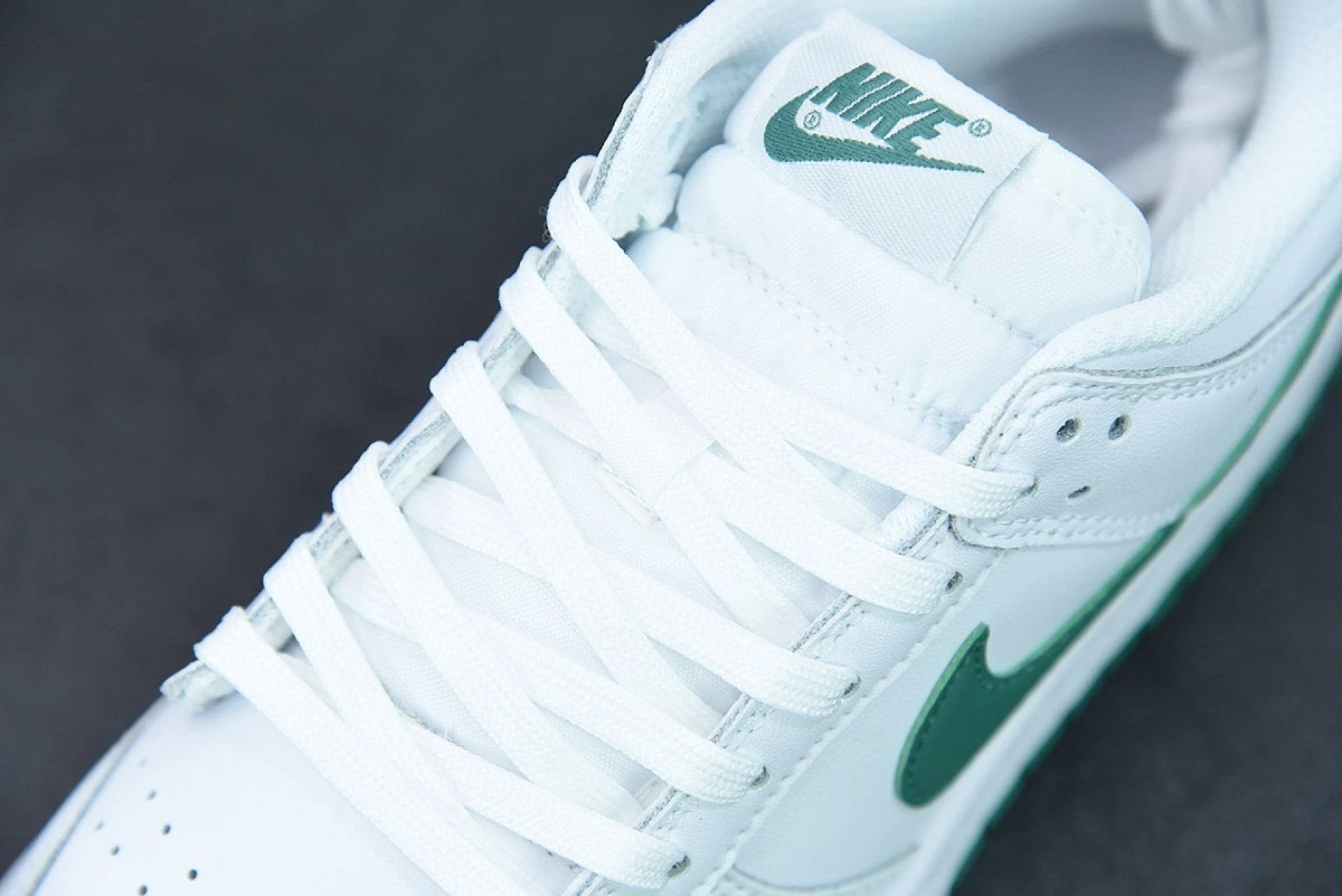 Dunk Low White Green Noise by Air Jordan
