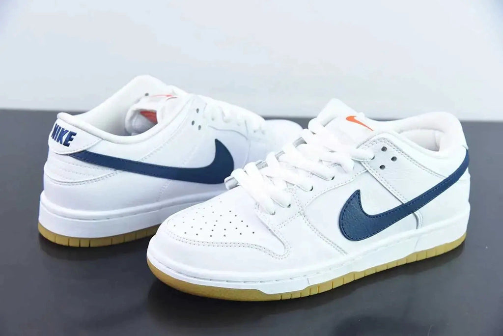 SB Dunk Low Orange Label White Navy by Air Jordan