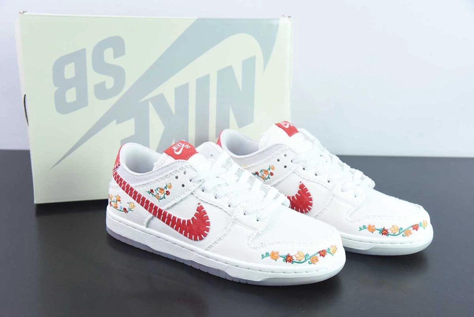 SB Dunk Low Decon N7 Opti Yellow University Red by Air Jordan
