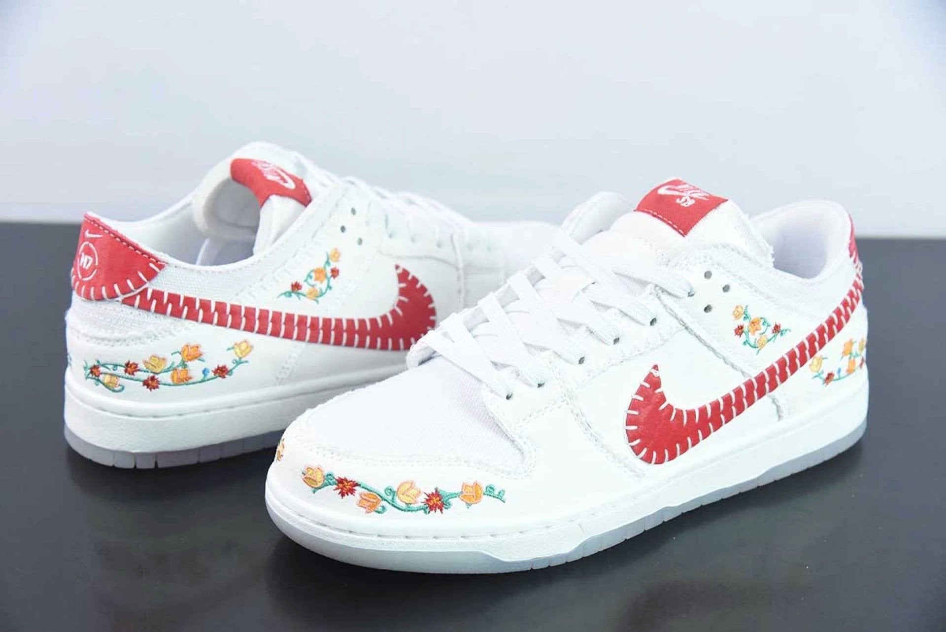 SB Dunk Low Decon N7 Opti Yellow University Red by Air Jordan