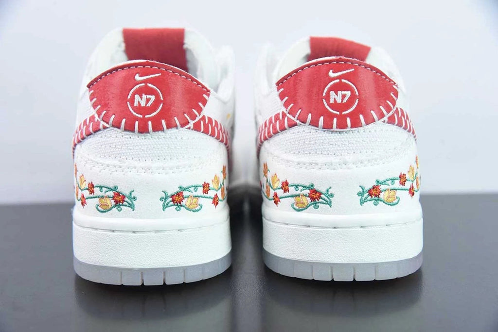 SB Dunk Low Decon N7 Opti Yellow University Red by Air Jordan