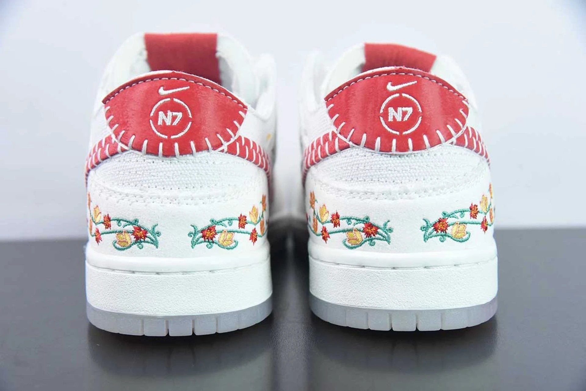 SB Dunk Low Decon N7 Opti Yellow University Red by Air Jordan