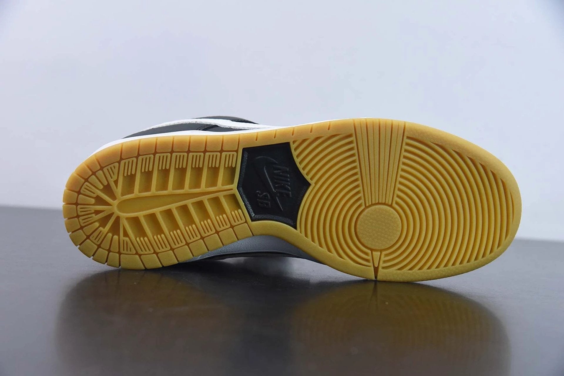 SB Dunk Low Orange Label Black White Gum by Air Jordan