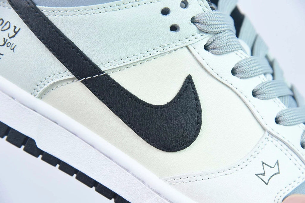 Custom Dunk Low White Blue Black by Air Jordan