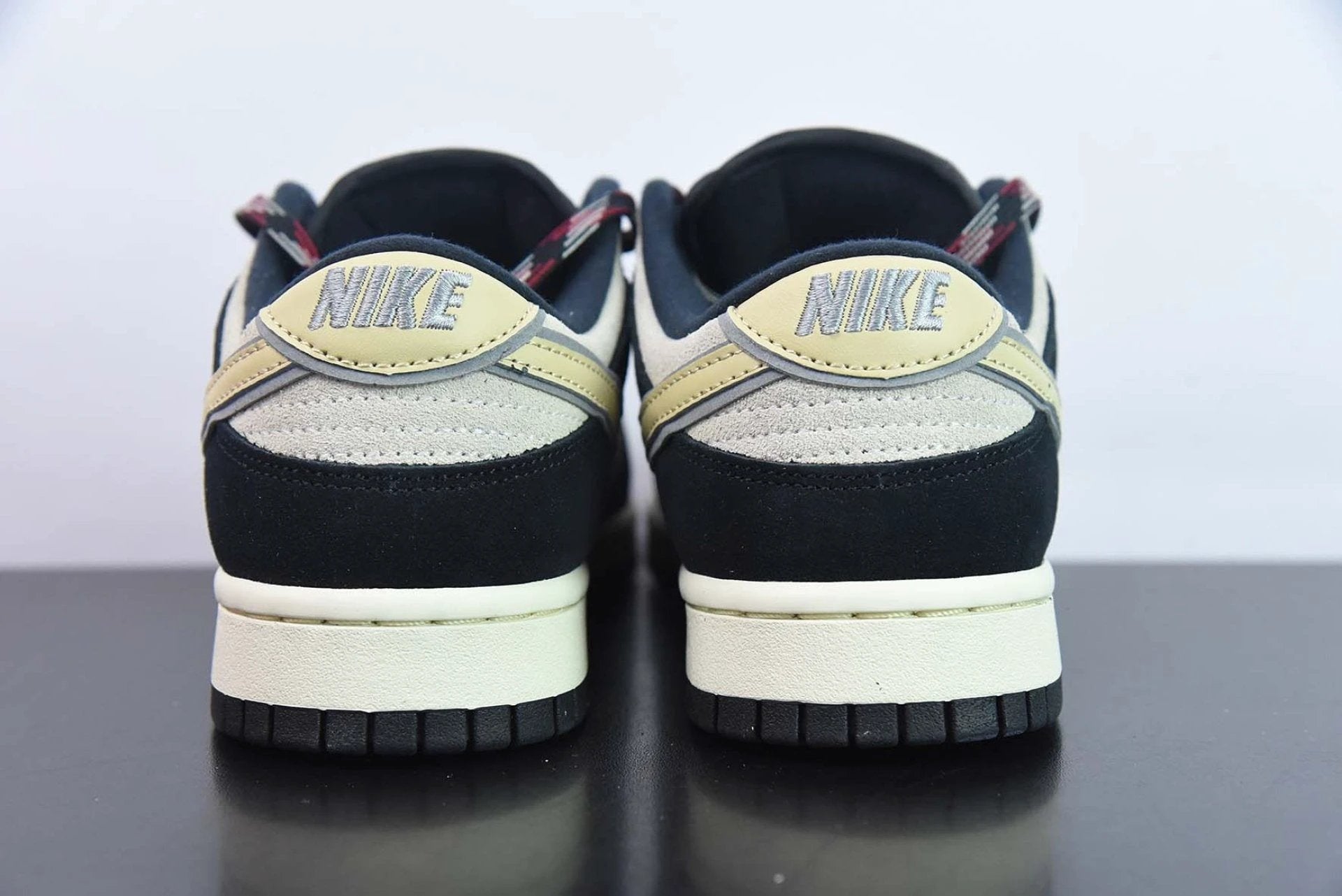 Dunk Low LX Black Suede Team Gold by Air Jordan
