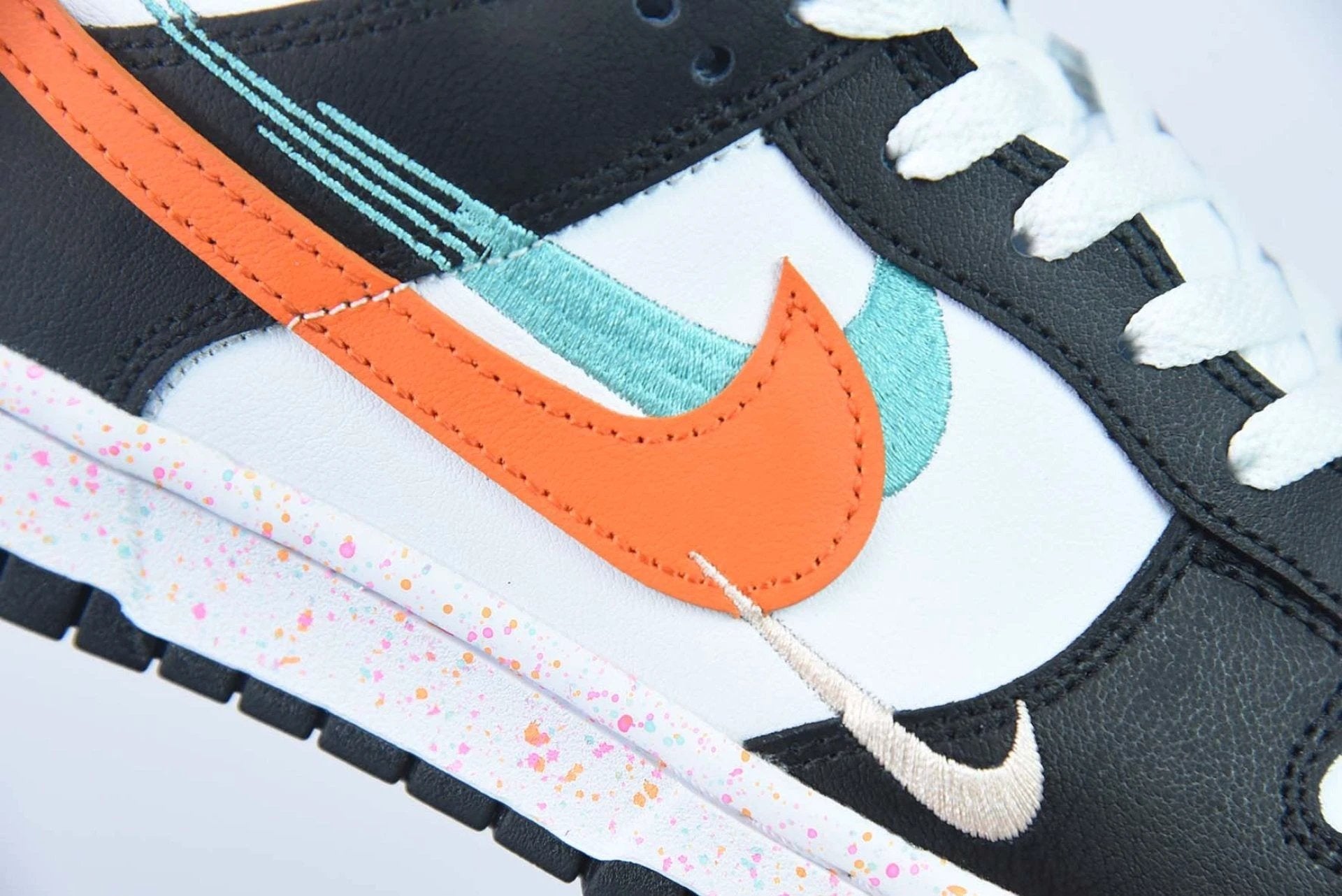 Dunk Low Multiple Swooshes White Washed Teal by Air Jordan