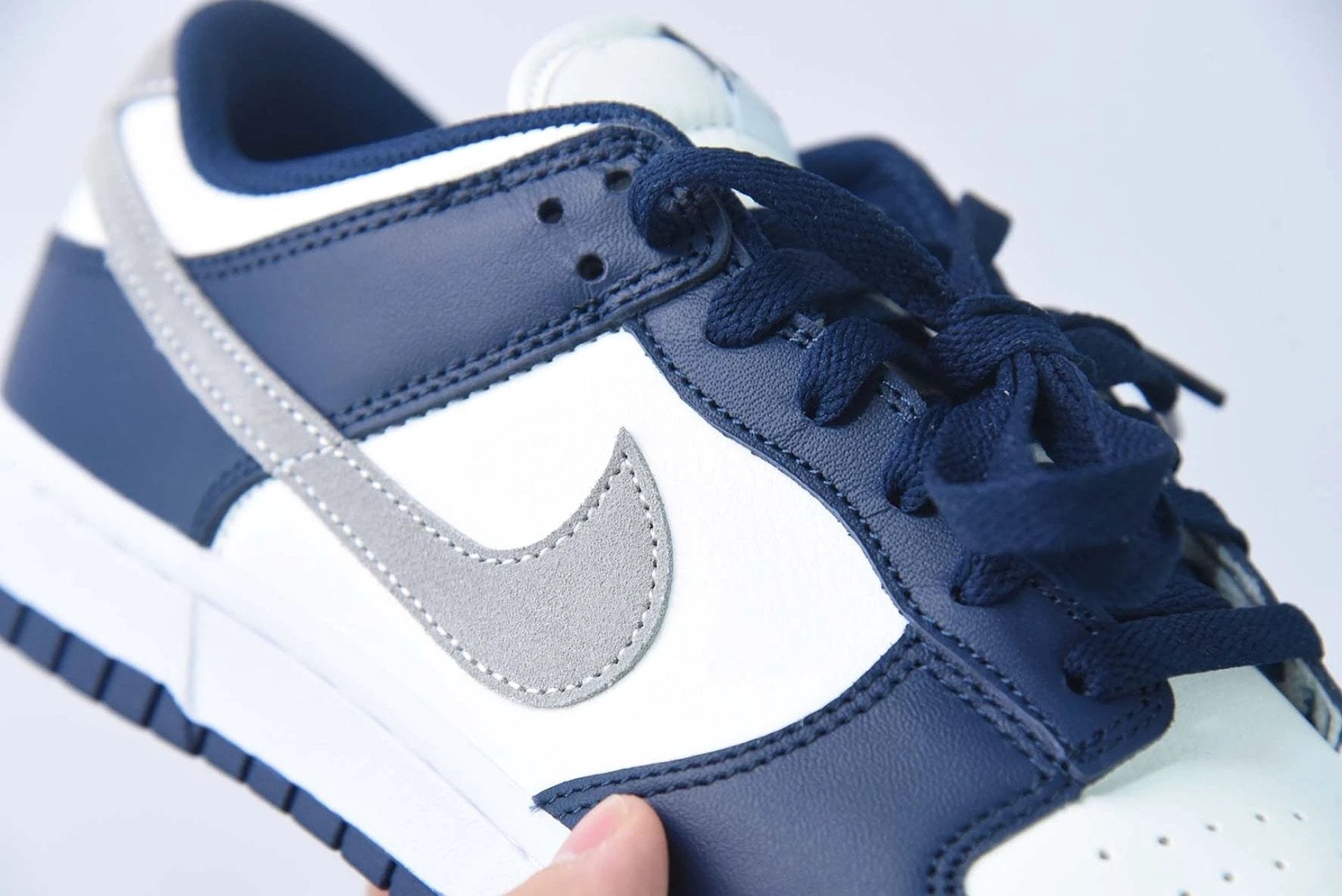 Dunk Low Summit White Midnight Navy by Air Jordan