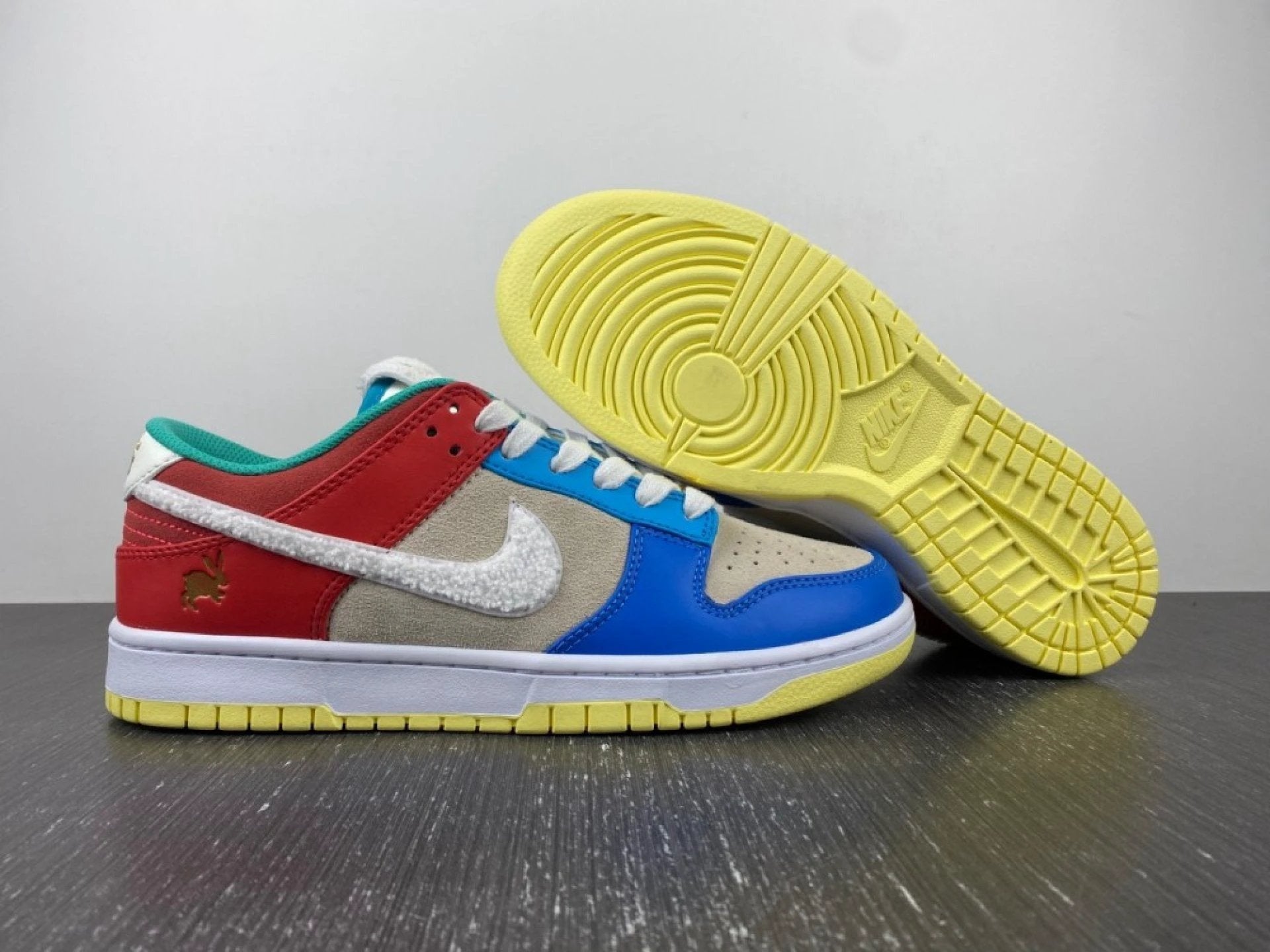 Dunk Low Retro PRM Year of the Rabbit Blue Orange Cream by Air Jordan