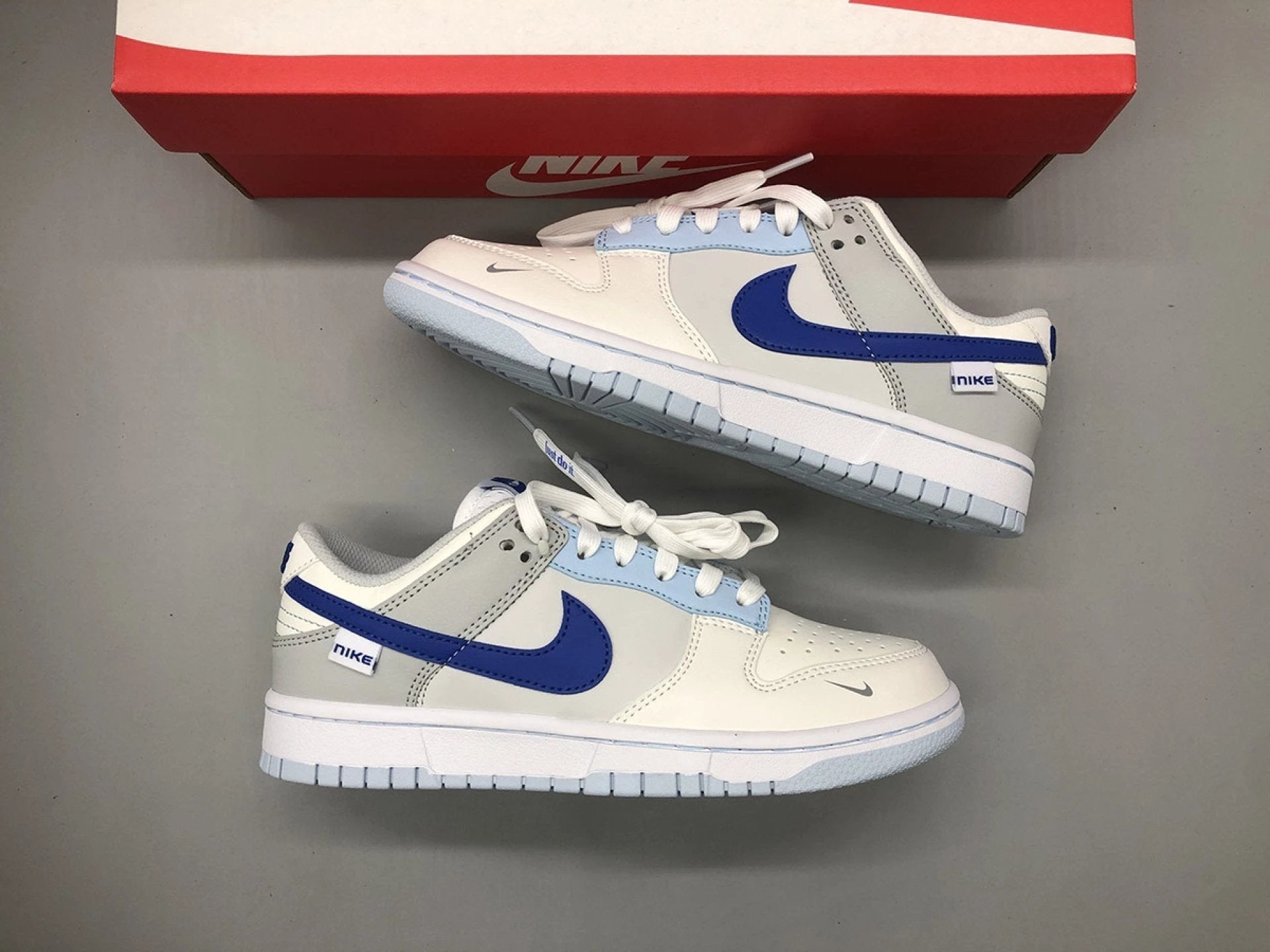 Dunk Low Ivory Hyper Royal by Air Jordan