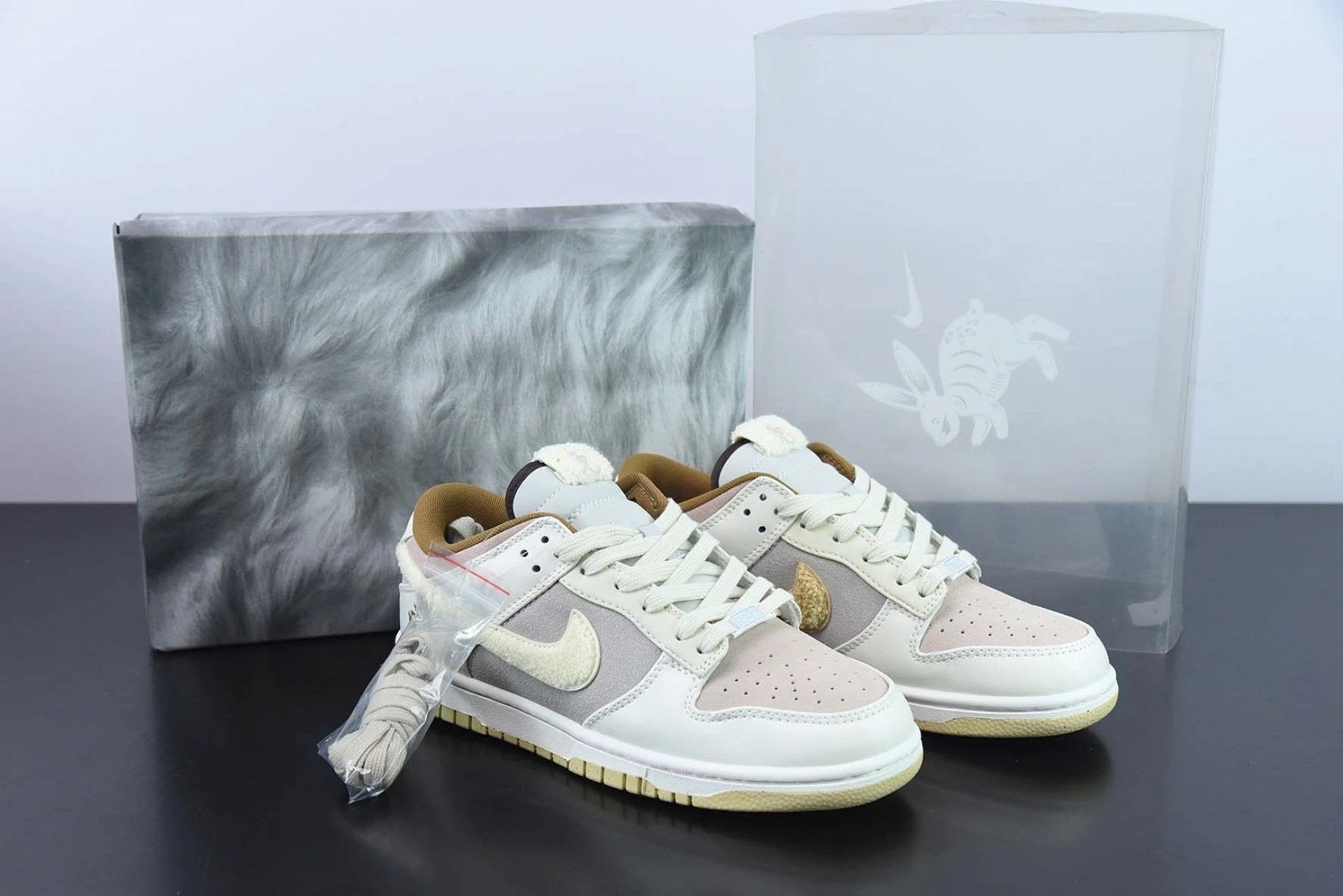 Dunk Low Retro PRM Year of the Rabbit Fossil Stone by Air Jordan