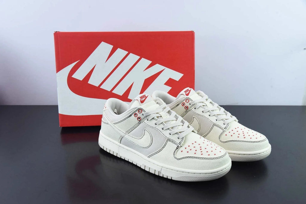 Dunk Low Light Orewood Brown Sashiko by Air Jordan