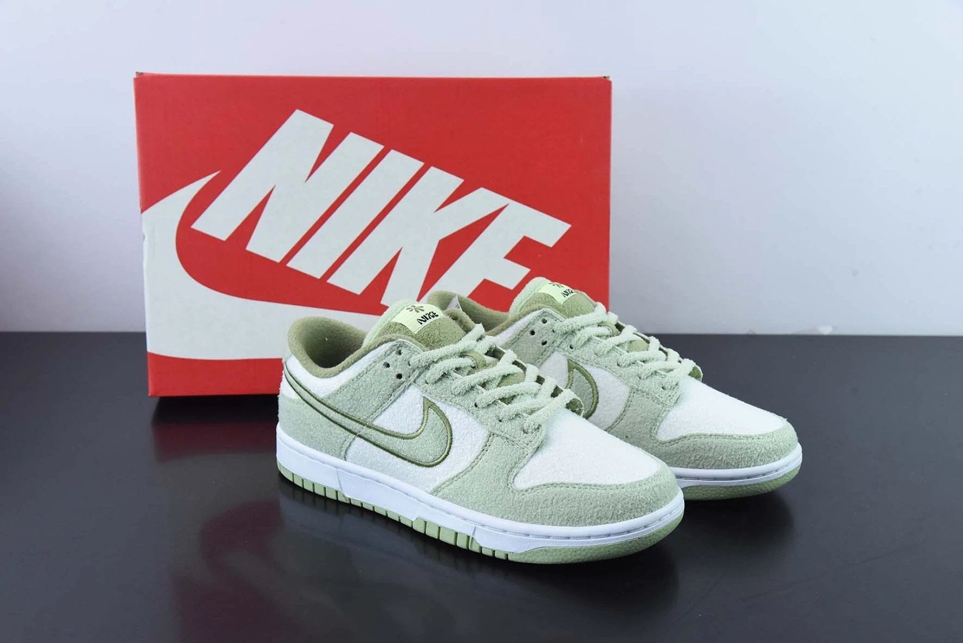 Dunk Low SE Fleece Pack Honeydew by Air Jordan