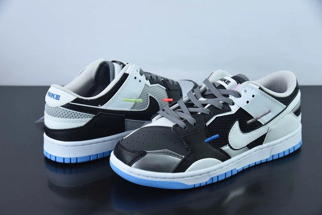 Dunk Low Scrap Black Neutral Grey University Blue White by Air Jordan
