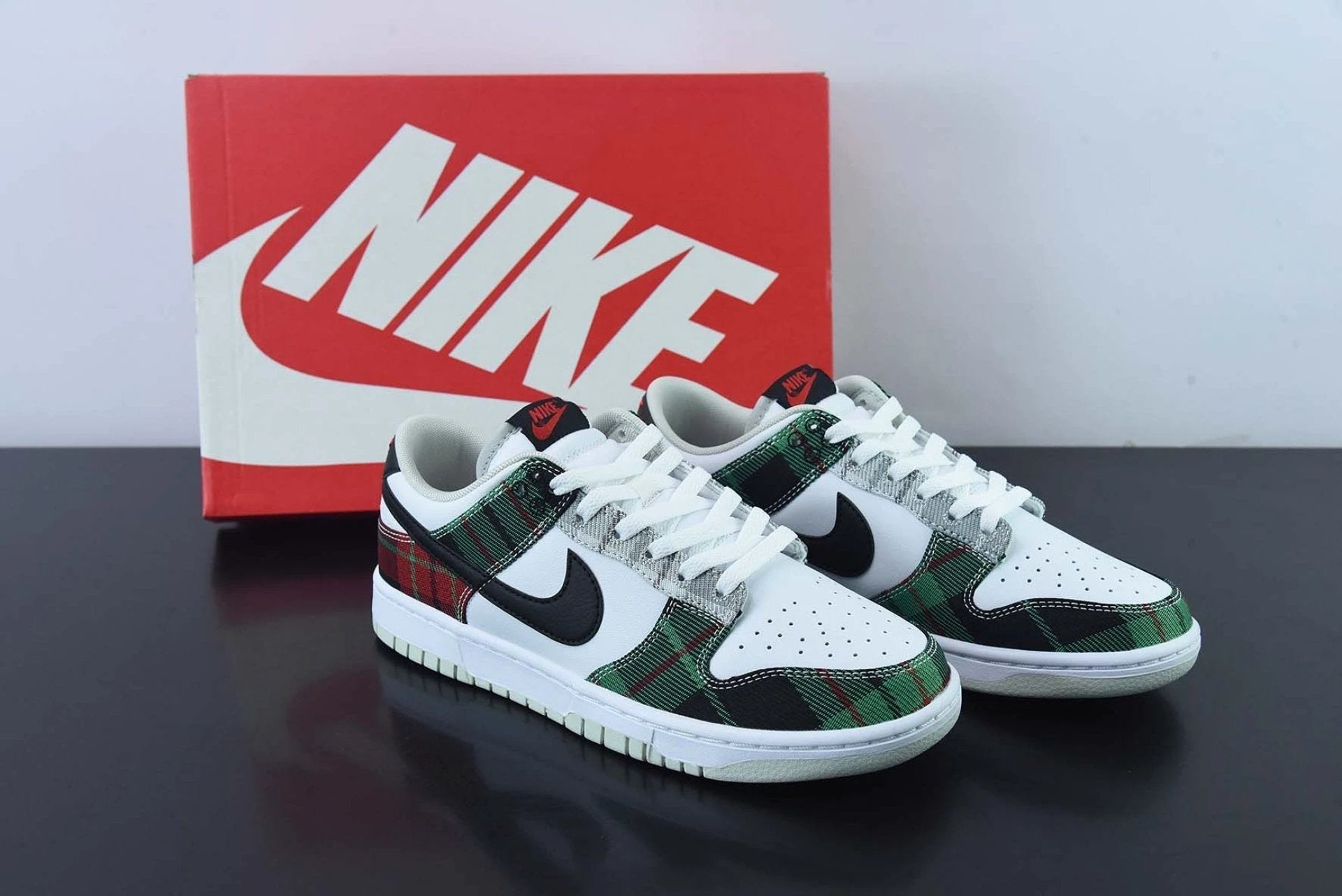 Dunk Low Tartan Plaid by Air Jordan