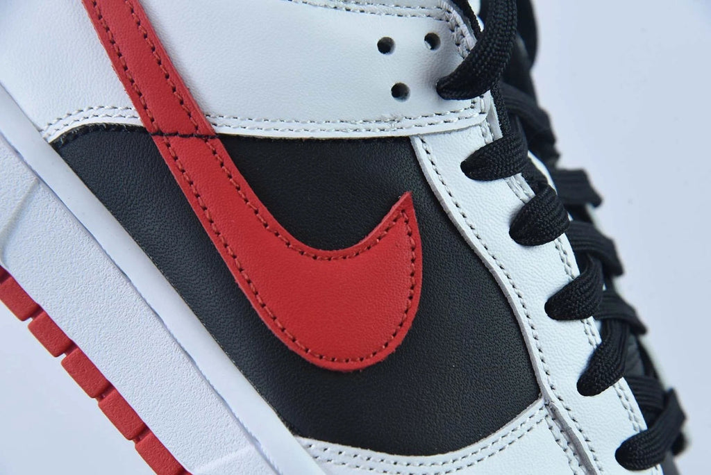 Dunk Low Retro White Black University Red by Air Jordan