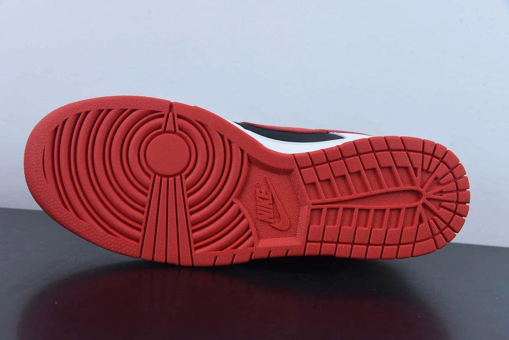Dunk Low Retro White Black University Red by Air Jordan