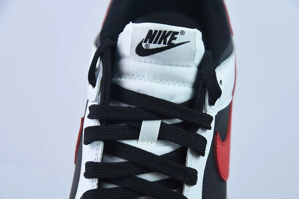 Dunk Low Retro White Black University Red by Air Jordan