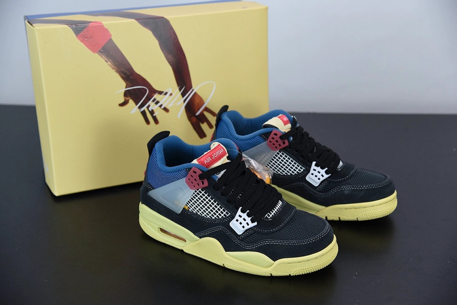 Air Jordan 4 Retro Union Off Noir by Air Jordan