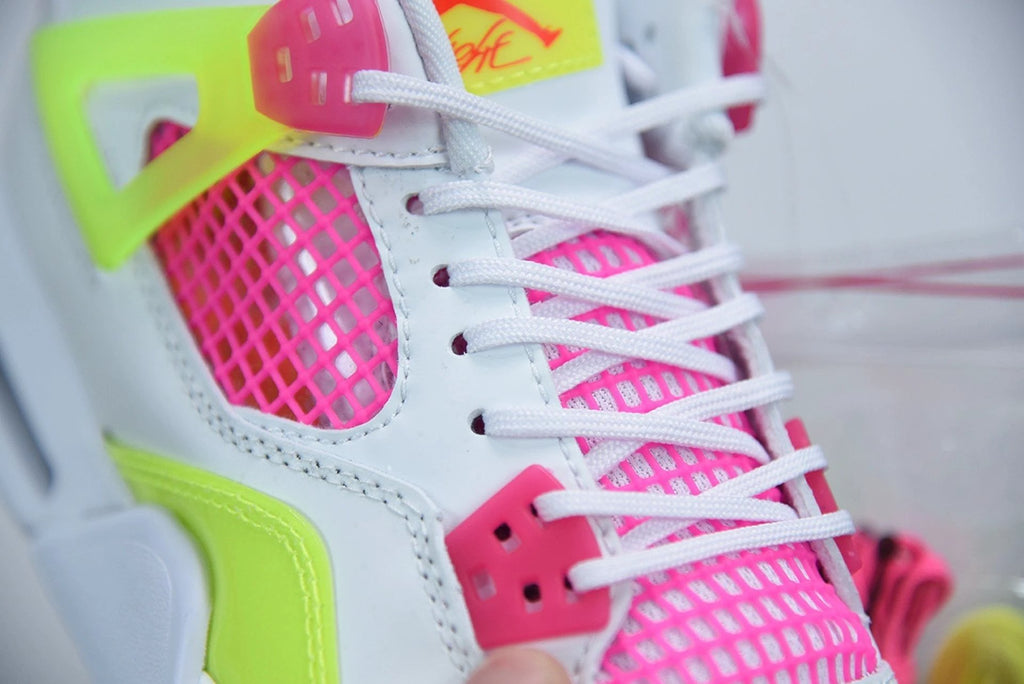 Air Jordan 4 Retro White Lemon Pink by Air Jordan