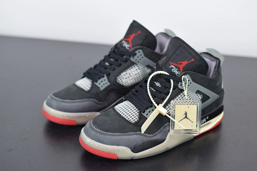 Off-White x Air Jordan 4 Bred by Air Jordan