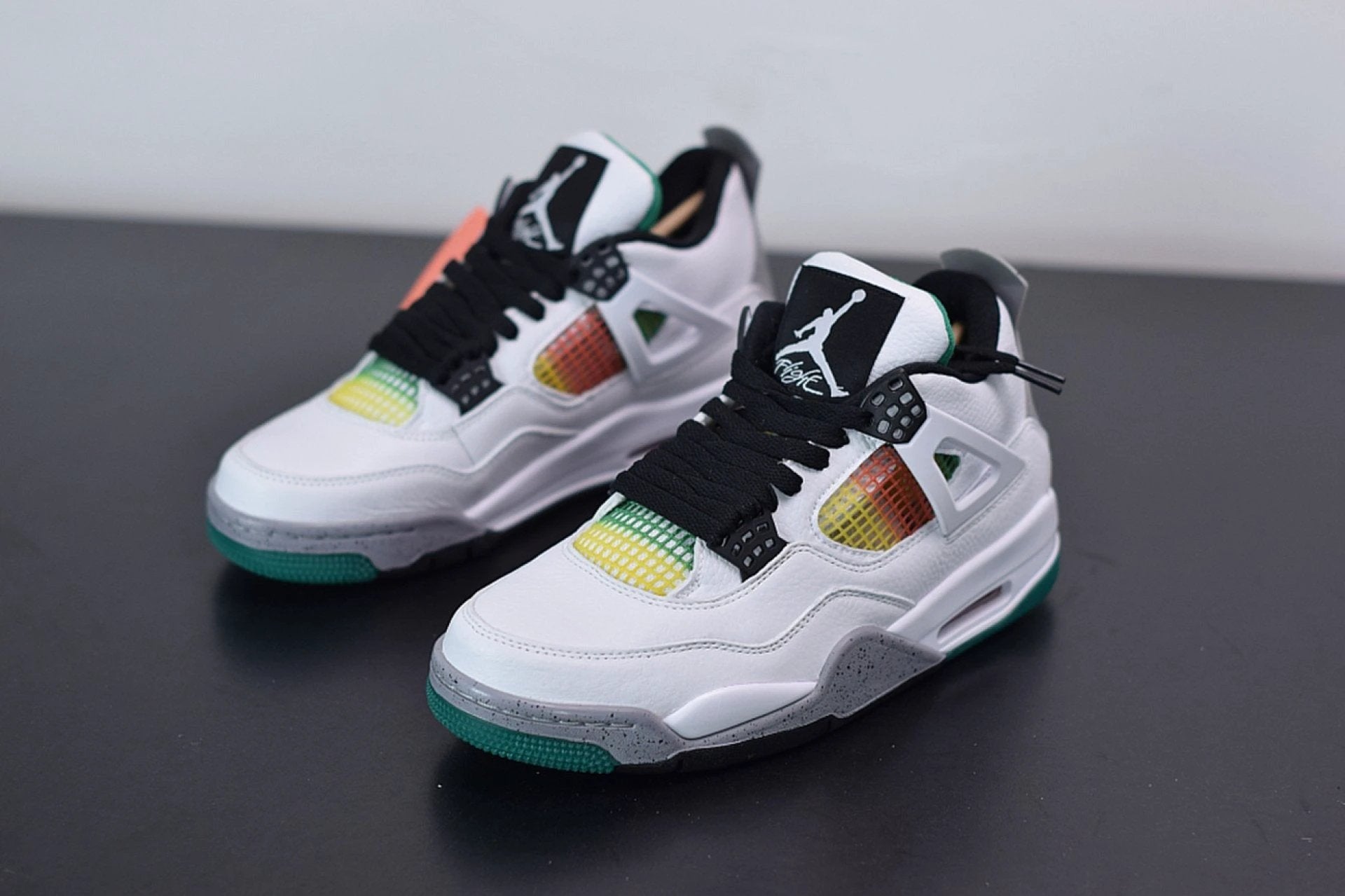 Air Jordan 4 Retro Lucid Green Rasta by Air Jordan