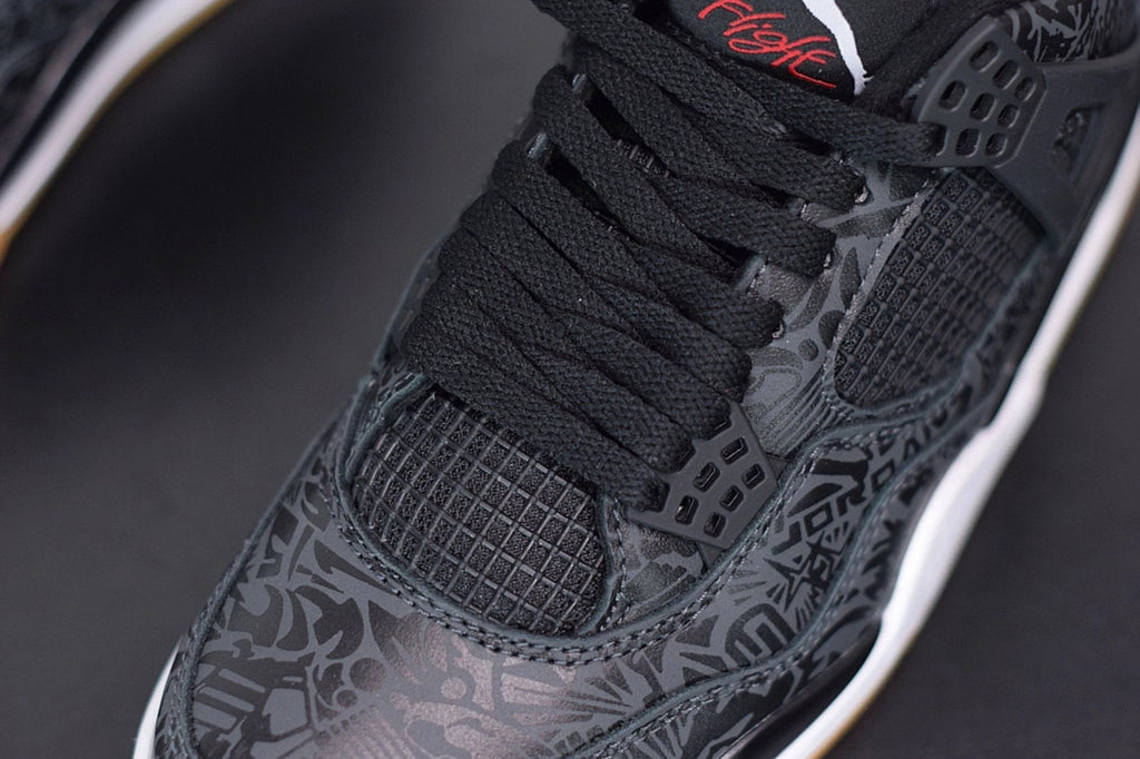 Air Jordan 4 Retro Laser Black Gum by Air Jordan