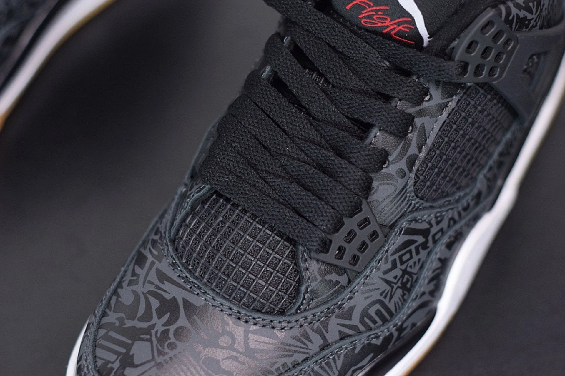 Air Jordan 4 Retro Laser Black Gum by Air Jordan