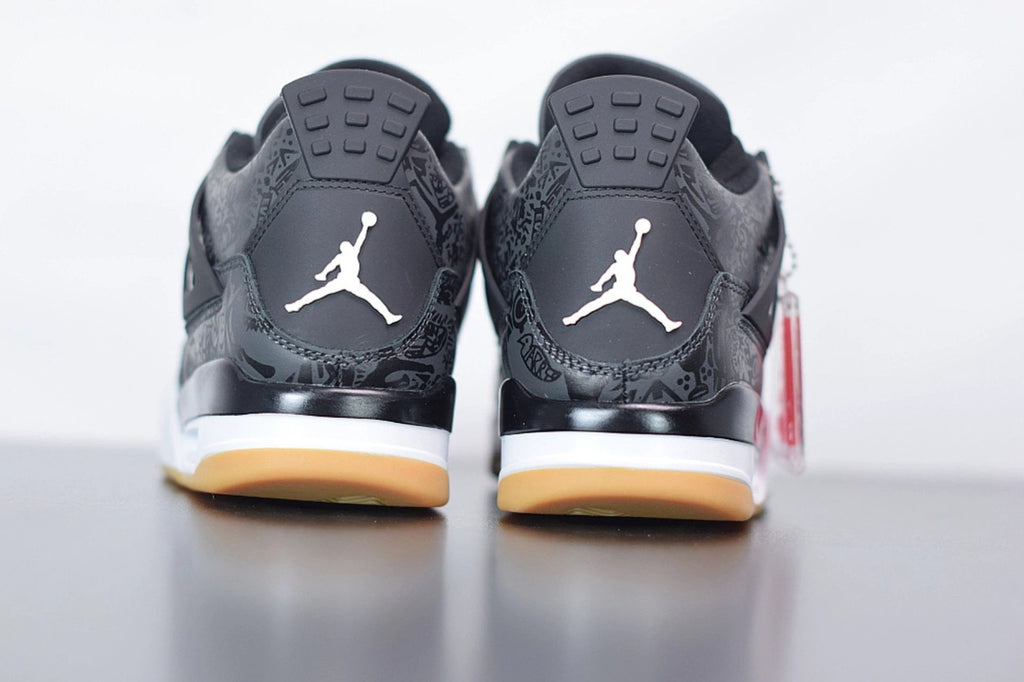 Air Jordan 4 Retro Laser Black Gum by Air Jordan