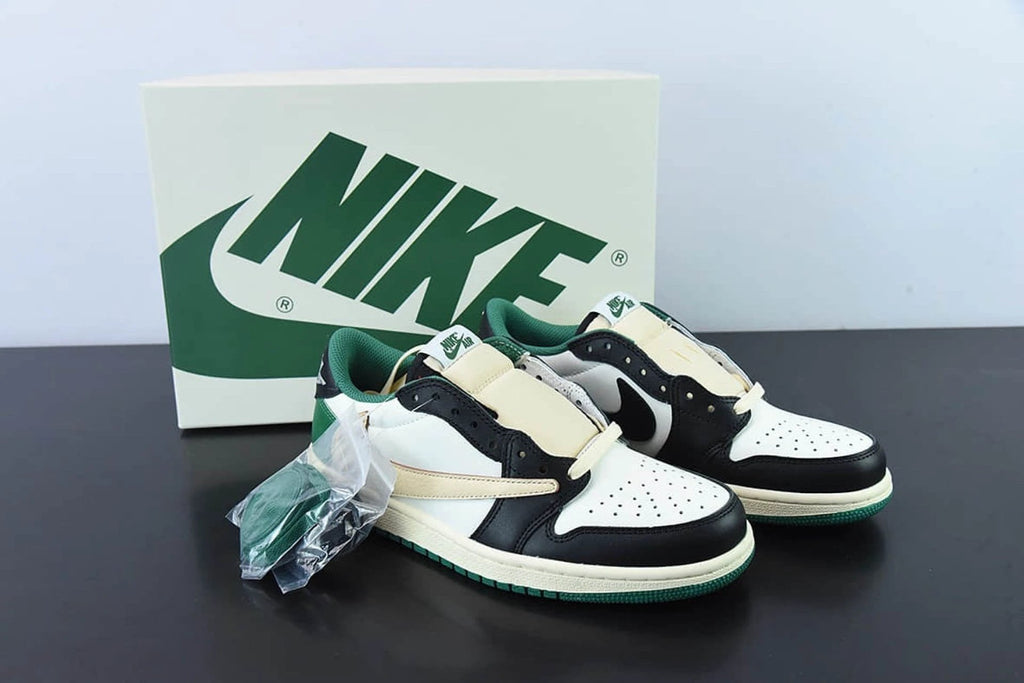 Travis Scott x Air Jordan 1 Low Black And Green DM7866-128 by Air Jordan