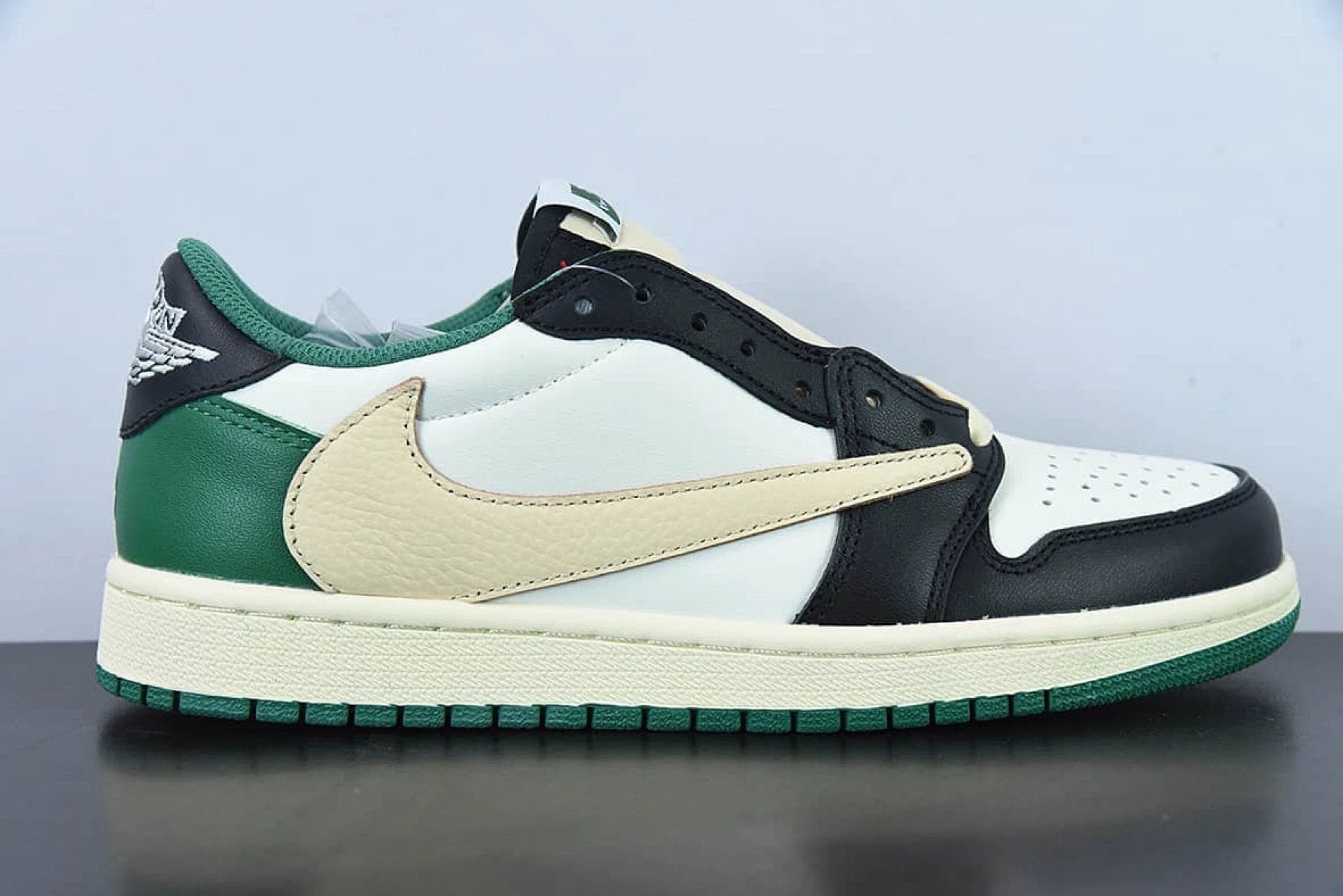 Travis Scott x Air Jordan 1 Low Black And Green DM7866-128 by Air Jordan