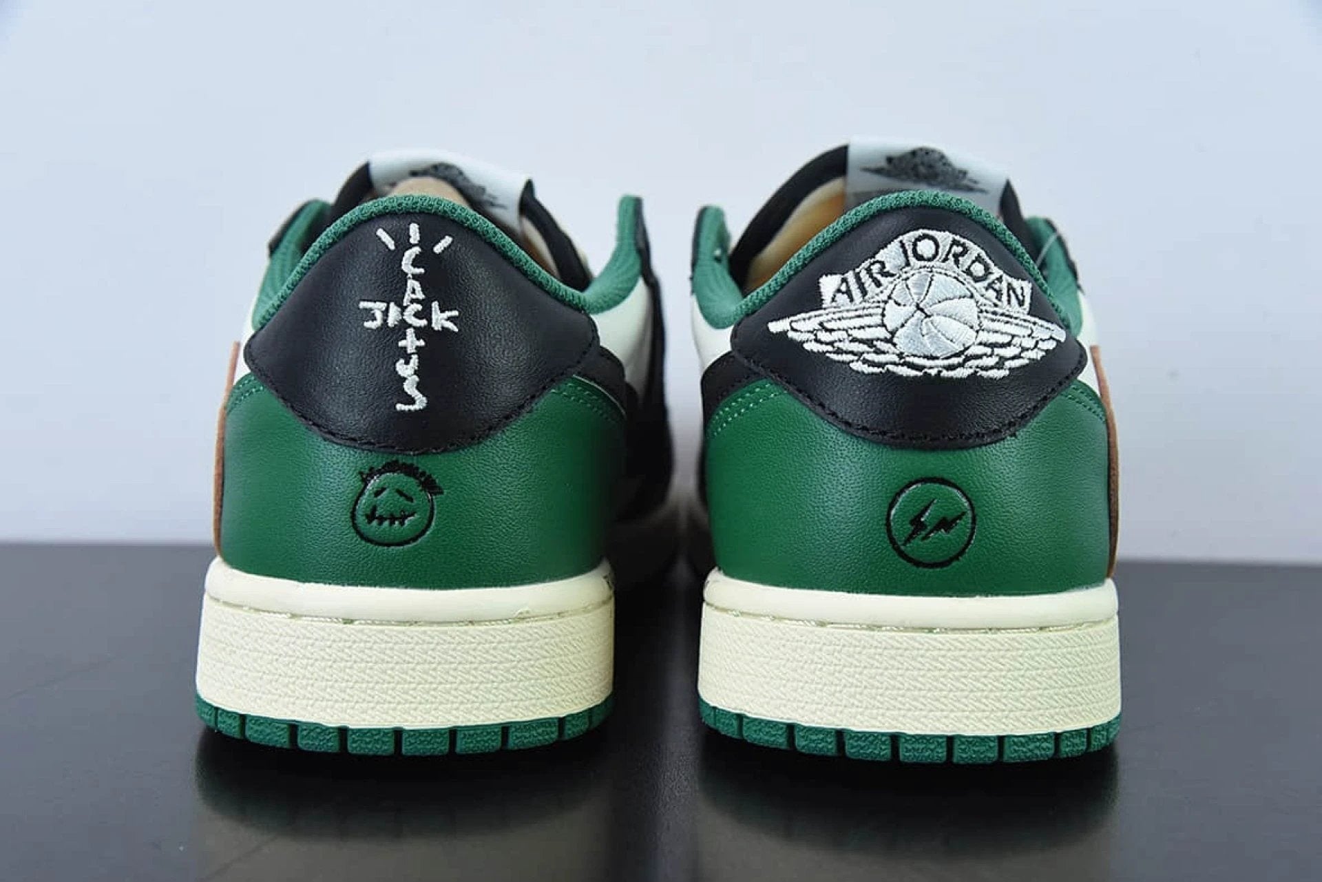 Travis Scott x Air Jordan 1 Low Black And Green DM7866-128 by Air Jordan