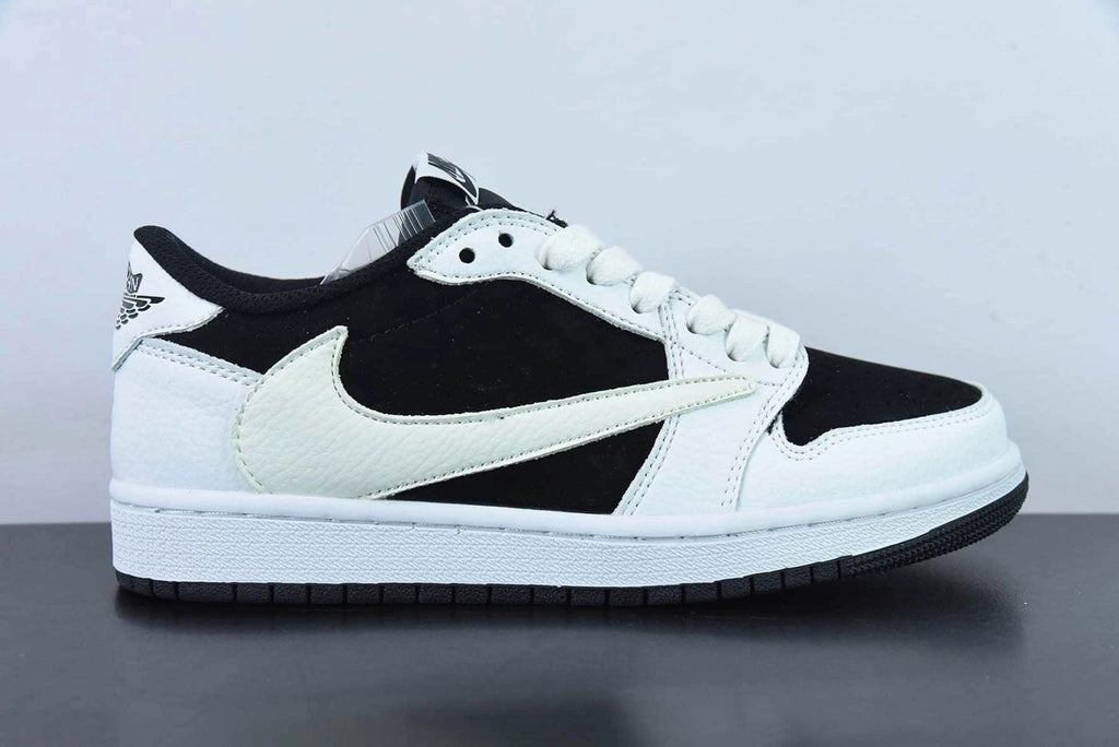 Travis Scott x Air Jordan 1 Low Black and White Panda Low DM7866-101c by Air Jordan