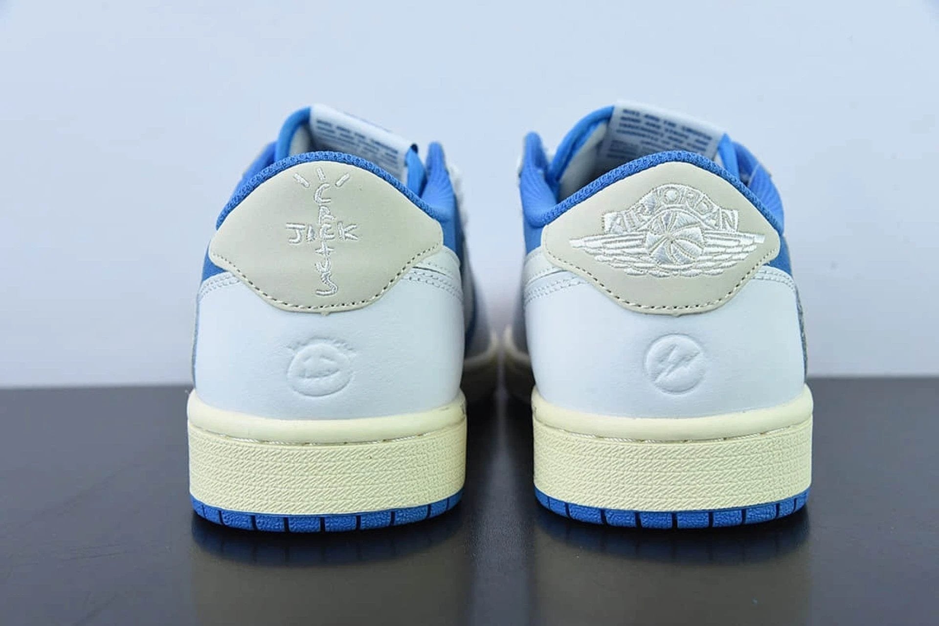 Travis Scott x Air Jordan 1 Low Fragment Design White Blue CQ4277-212 by Air Jordan