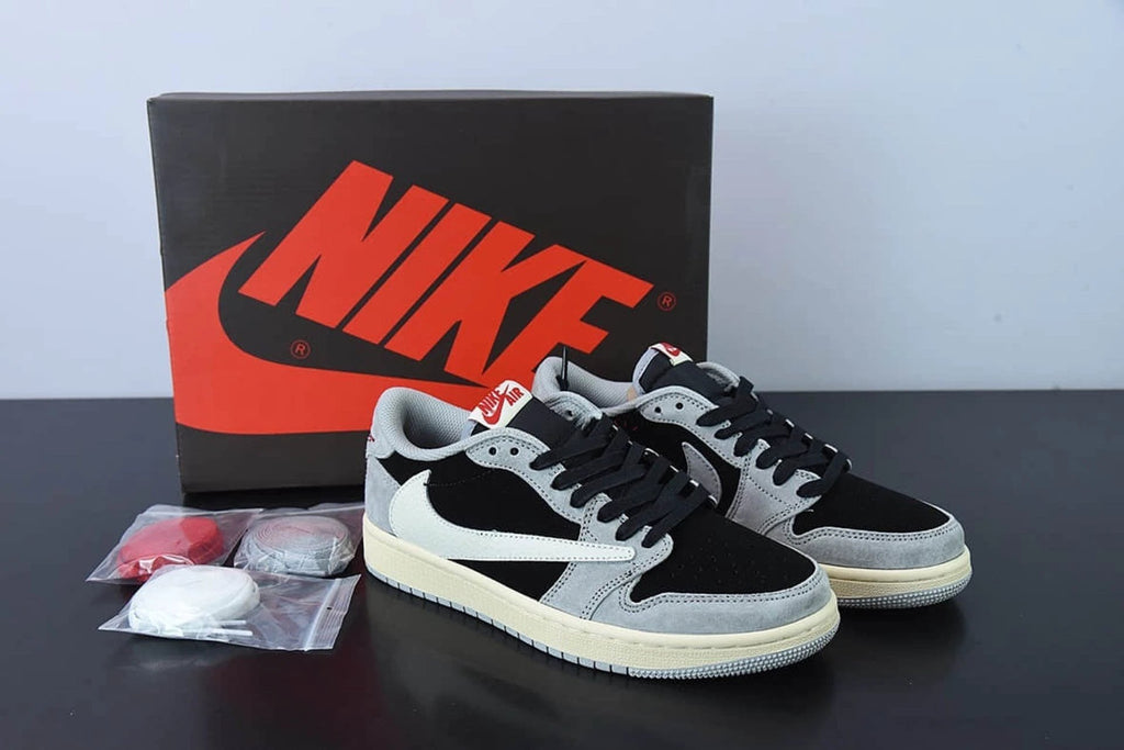 Travis Scott x Air Jordan 1 Low OG SP Grey Black Cream DM7866-001 by Air Jordan