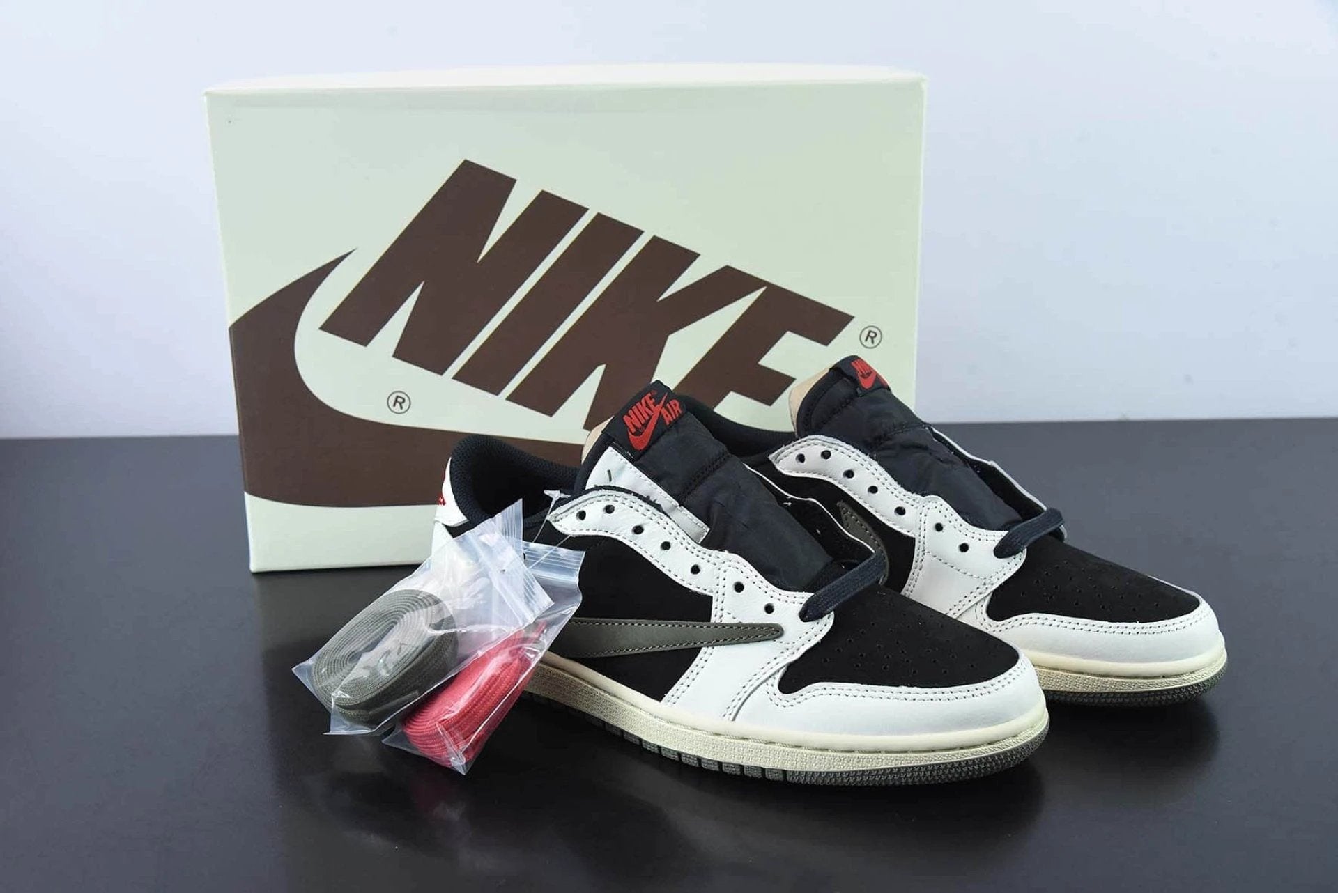Air Jordan 1 Retro Low OG SP Travis Scott Olive by Air Jordan