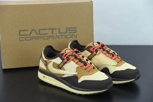Air Max 1 Travis Scott Cactus Jack Wheat Lemon Drop by Air Jordan